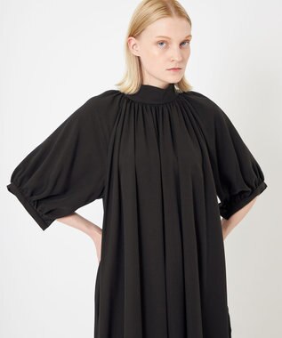 BEIGE， 【WEB限定】JASPE /  ギャザーワンピース Black