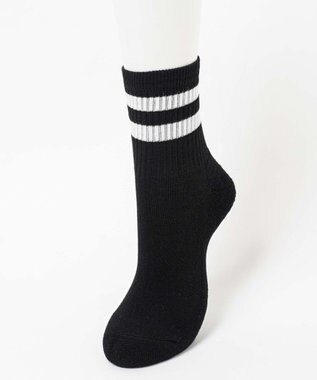 WEGO 2ラインソックス ブラック