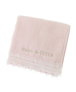 Maison de FLEUR アンダーレースタオルハンカチ Light Pink