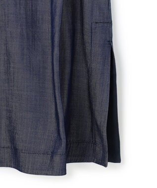 uncrave リヨセルデニム ノースリーブブラウス インディゴ