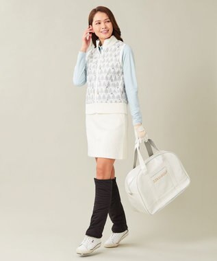 23区GOLF 【WOMEN】【ストレッチ】ポンチ スカート ホワイト系