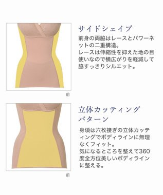 BRADELIS New York 【カヤビューティラボ】はくだけ簡単スタイルメイクブラキャミ23 ヌーディピンク