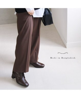 Pointer 内側ファスナー 本革レースアップショートブーツ ダークブラウン