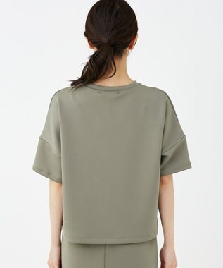 KASHIYAMA 【抗菌繊維】スタイリッシュジャージー トップス オリーブ