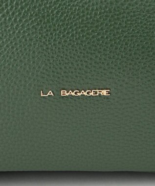 LA BAGAGERIE コンビカラー　ライトウェイトトート グリーン