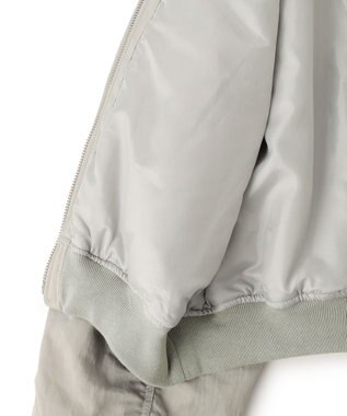 uncrave ヴィンテージタフタ MA-1 ライトグレー