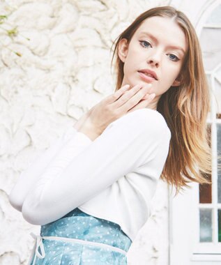 TOCCA 【洗える】ICING SUGAR KNIT ボレロ アイボリー系