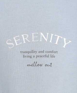 J.PRESS LADIES ロゴ Tシャツ ブルーグレー系