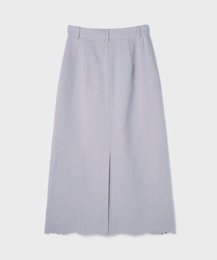 GRACE CONTINENTAL エンブロイダリータイトスカート ライトグレー