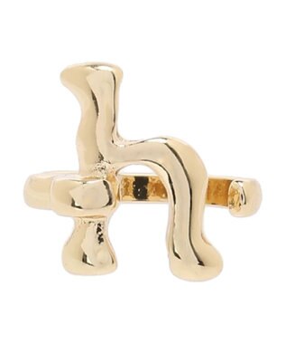 AMERICAN HOLIC イニシャルリングＧＬＤ H