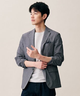 JOSEPH ABBOUD 【オーガニックコットン使用・日本製・26SS新色】JOEコットンサッカークルーネック Tシャツ ライトグレー系7