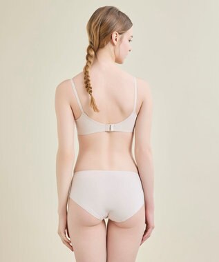 une nana cool 【リニューアル】364ブラ シンプル ノンワイヤーブラ ベージュ