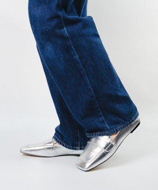 STEVE MADDEN MONARC スクエアトゥフラットローファー