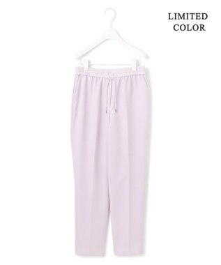 ICB L 【新色追加・WEB限定カラーあり・接触冷感・UVケア・速乾・防シワ・洗える】 FluidBackSatin  ドロストパンツ パールグレー系［WEB限定］