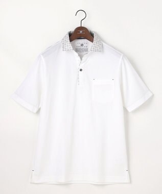 JOSEPH ABBOUD 【愛されて21年！オーガニックコットン使用】ダディ ポロシャツ ホワイト系