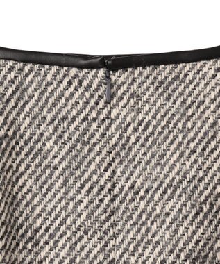 BEIGE， FRESNEL / Iラインスカート Gray×Beige