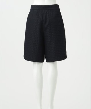 23区 【R(アール)】ハウンドトゥースジャカード ショートパンツ ブラック系