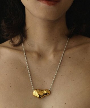 simoe Kira Necklace L / 01 シルバー×ゴールド