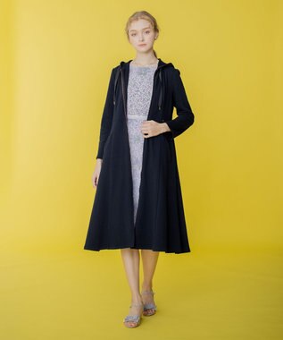 TOCCA 【洗える！】HOODIE ロングフーディー ネイビー系