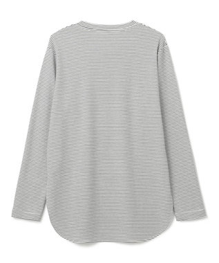 UNFILO コットンスムース レイヤードインナー ボーダー