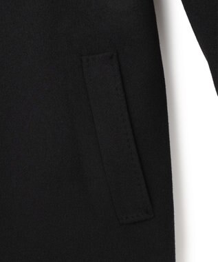 ICB ピュアカシミヤ チェスターコート ブラック系