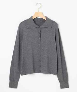 組曲 【前後着用可 / 加藤ローサさん着用】スムースストレッチタートル ニット グレー系
