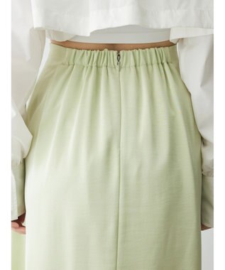 Green Parks AnriettMusee サテンナロースカート Lime Green