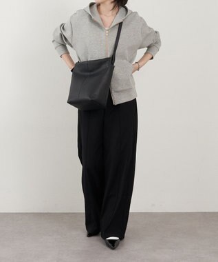 russet レザー2WAYショルダーバッグ(CE-1653) Black