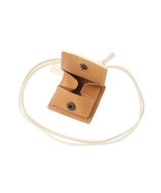 genten ダイヤカットワーク　小物入れ付ネックレス シロ