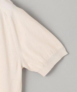 GOTAIRIKU 【ウォッシャブル】ハイゲージ ニットポロシャツ アイボリー系