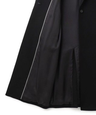 ICB ピュアカシミヤ チェスターコート ブラック系