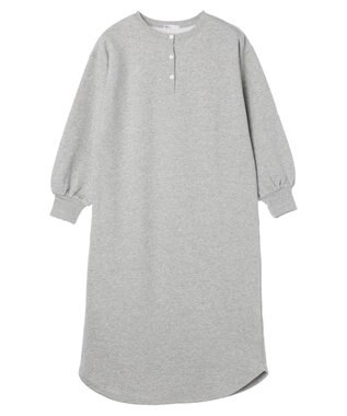 CRAFT STANDARD BOUTIQUE 裏起毛ヘンリーワンピース Gray Mixture
