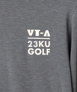 23区GOLF 定番あたたかインナー【WOMEN】エニワイズ無地 カットソー ライトグレー系