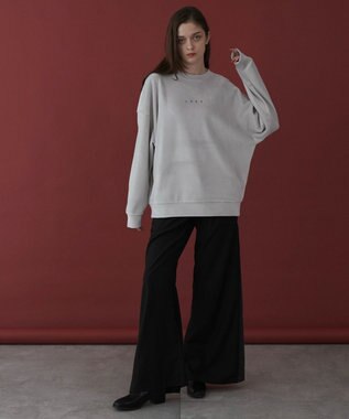 WEGO 【ユニセックス着用ITEM】マイクロシャギーワンポイントプルオーバー ライトグレー