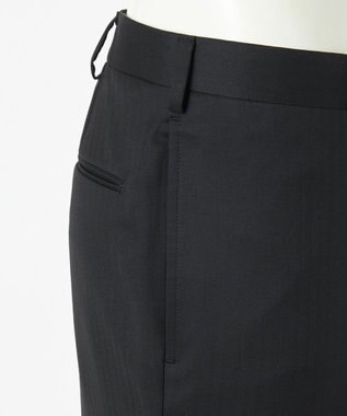 J.PRESS MEN 【定番】【JAPAN CRAFT CLOTH】シャドーヘリンボン スーツ / 背抜き ネイビー系1