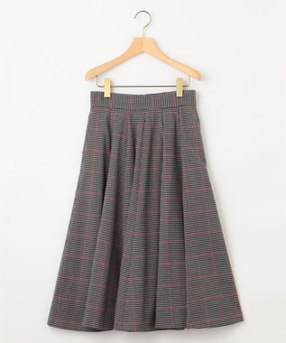 組曲 T/Rツイルストレッチ フレアスカート ライトグレー系3