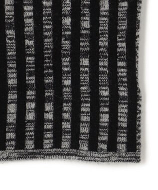 JOSEPH ストライプアニメーション　ハイネックニット Ivory Combo