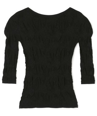 Chacott シアーレースボートネックトップ