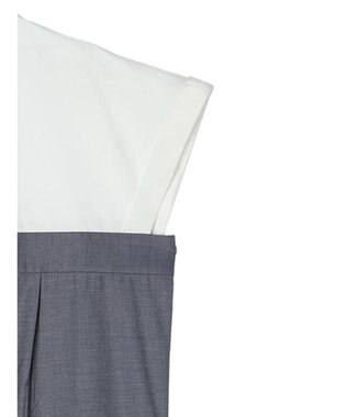 Green Parks シャツデザインロンパース Gray