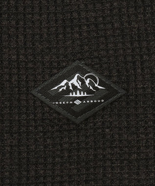 JOSEPH ABBOUD MOUNTAIN 【サスティナブル/吸水速乾】高機能メリノワッフルＴシャツ グレー系