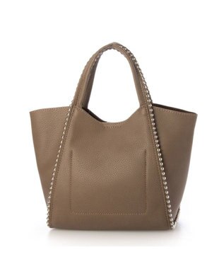 UNBILLION 【テレビ ドラマ着用アイテム】カシュカシュ cachecache / ボールチェーン2wayミニトートバッグ オーク