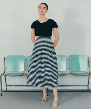 YECCA VECCA リボンデザインブラウス Black