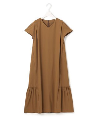 ICB 【接触冷感・UVカット・速乾・洗える】マットスキューバ ワンピース キャメル系