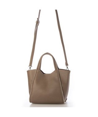 UNBILLION 【テレビ ドラマ着用アイテム】カシュカシュ cachecache / ボールチェーン2wayミニトートバッグ オーク