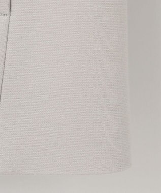 自由区 【好評につき追加生産/洗える】WASHABLEPONTE ノーカラージャケット ライトグレー系