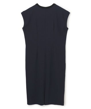 BEIGE， 【セットアップ対応】CINDY / 配色ネック フレンチドレス Navy x Black