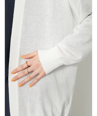 CRAFT STANDARD BOUTIQUE 強撚綿ニットカーディガン Ivory