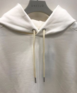 UNFILO MENS MOVE TEX 裏起毛パーカー アイボリー系