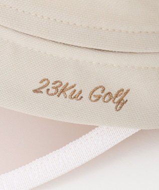 23区GOLF NEW素材NEWカラーで登場【WOMEN】【UVケア】２ＷＡＹ バイザー ベージュ系