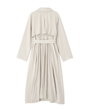 YECCA VECCA 【UVカット/花粉ガード】素材MIXトレンチコート Gray Beige